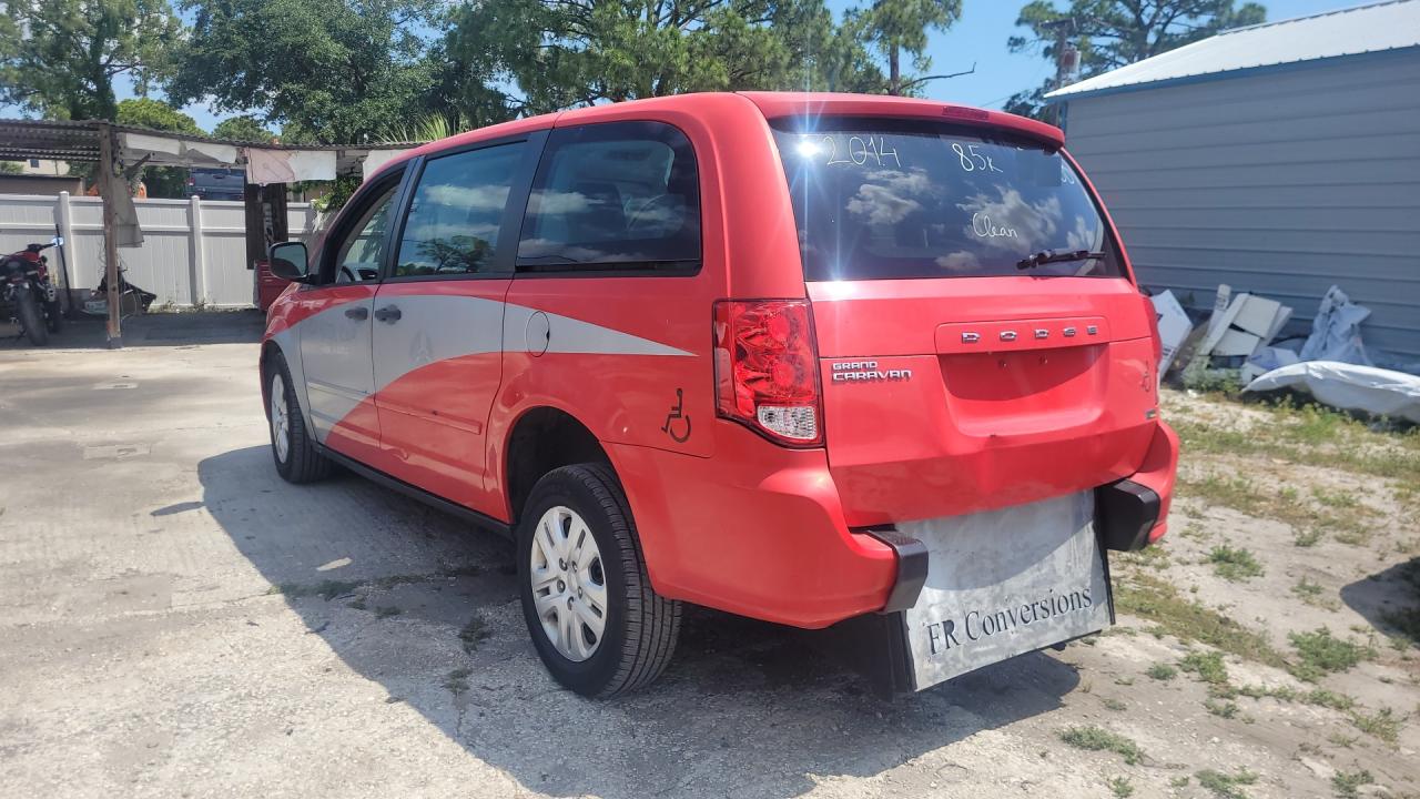 2014 Dodge Grand Caravan Se vin: 2C4RDGBG0ER458858