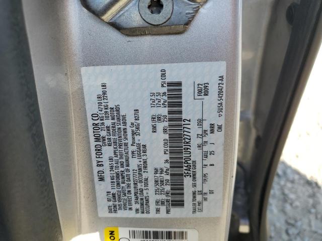 VIN 3FA6P0LU9JR277712 2018 Ford Fusion, Se Hybrid no.12