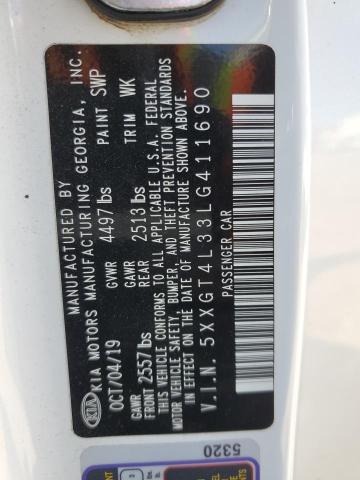 2020 Kia Optima Lx VIN: 5XXGT4L33LG411690 Lot: 55765644