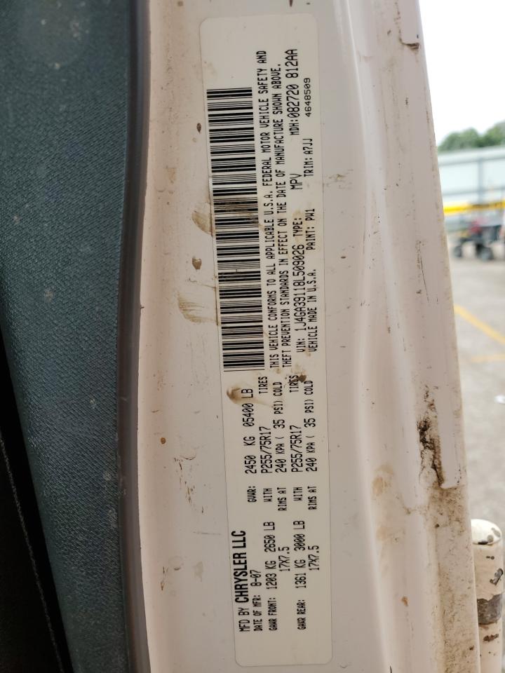 1J4GA39118L509026 2008 Jeep Wrangler Unlimited X