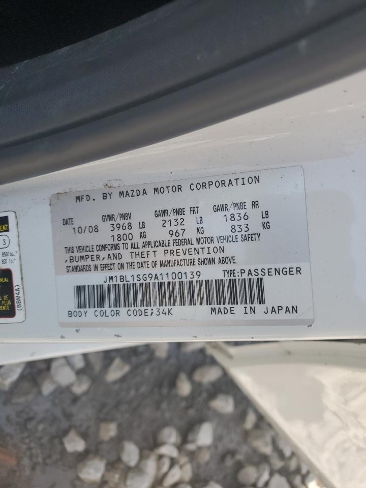 JM1BL1SG9A1100139 2010 Mazda 3 I