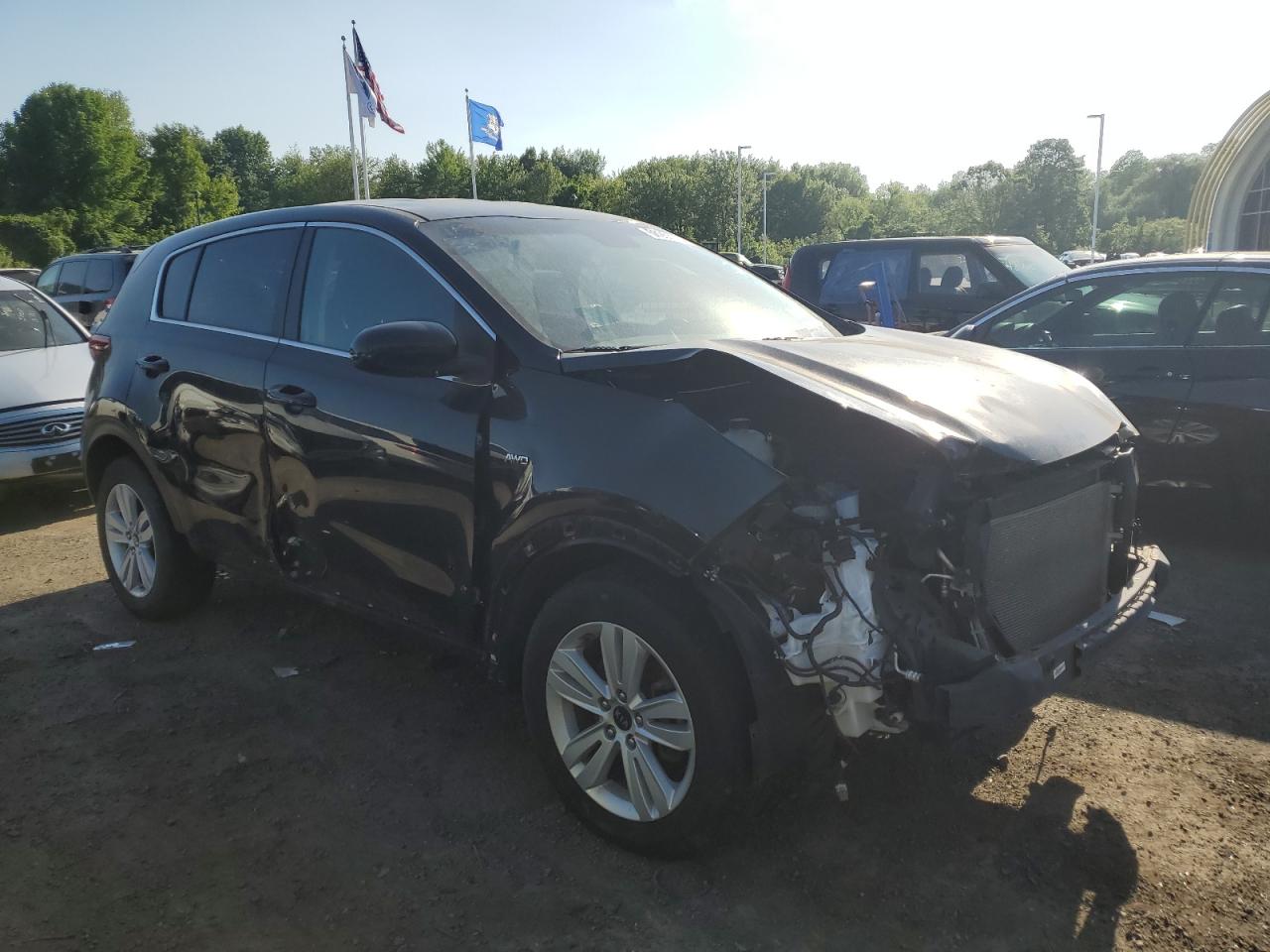 2018 Kia Sportage Lx vin: KNDPMCAC5J7402599