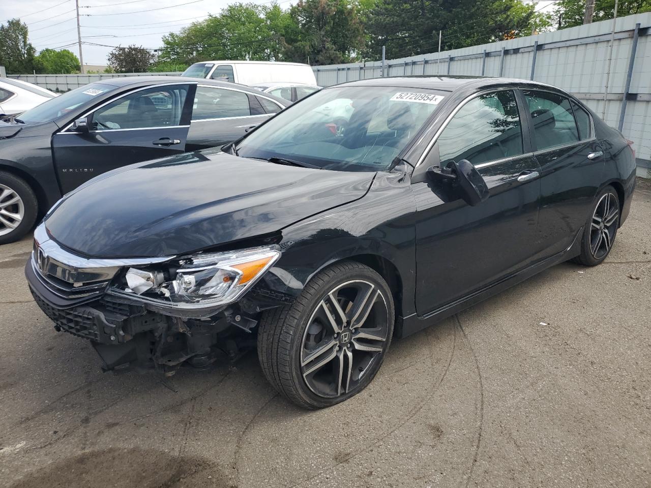 1HGCR2F50GA194214 2016 Honda Accord Sport