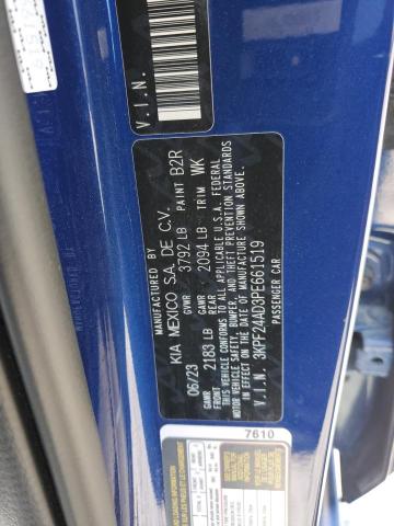 2023 Kia Forte Lx VIN: 3KPF24AD3PE661519 Lot: 54643354