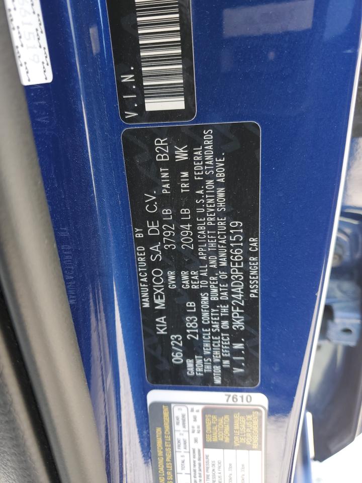 3KPF24AD3PE661519 2023 Kia Forte Lx