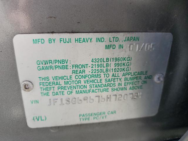 2006 Subaru Forester 2.5Xt VIN: JF1SG69676H720734 Lot: 53674494