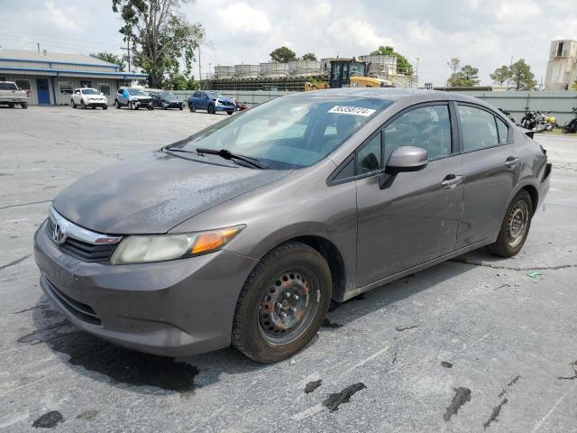 2012 Honda Civic Lx VIN: 2HGFB2F57CH605444 Lot: 55358724