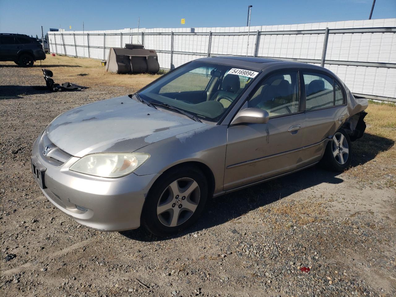 2HGES26845H543655 2005 Honda Civic Ex