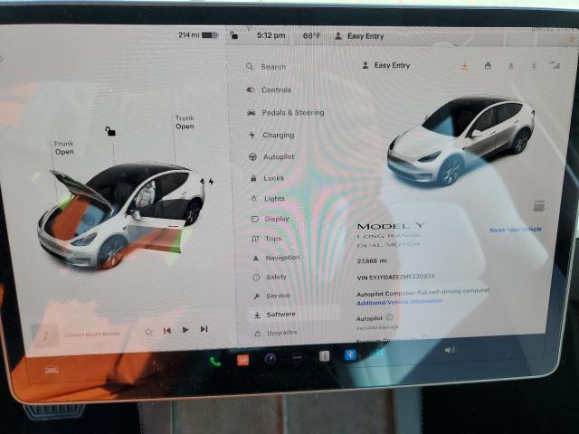 5YJYGAEE2MF230834 Tesla Model Y  9