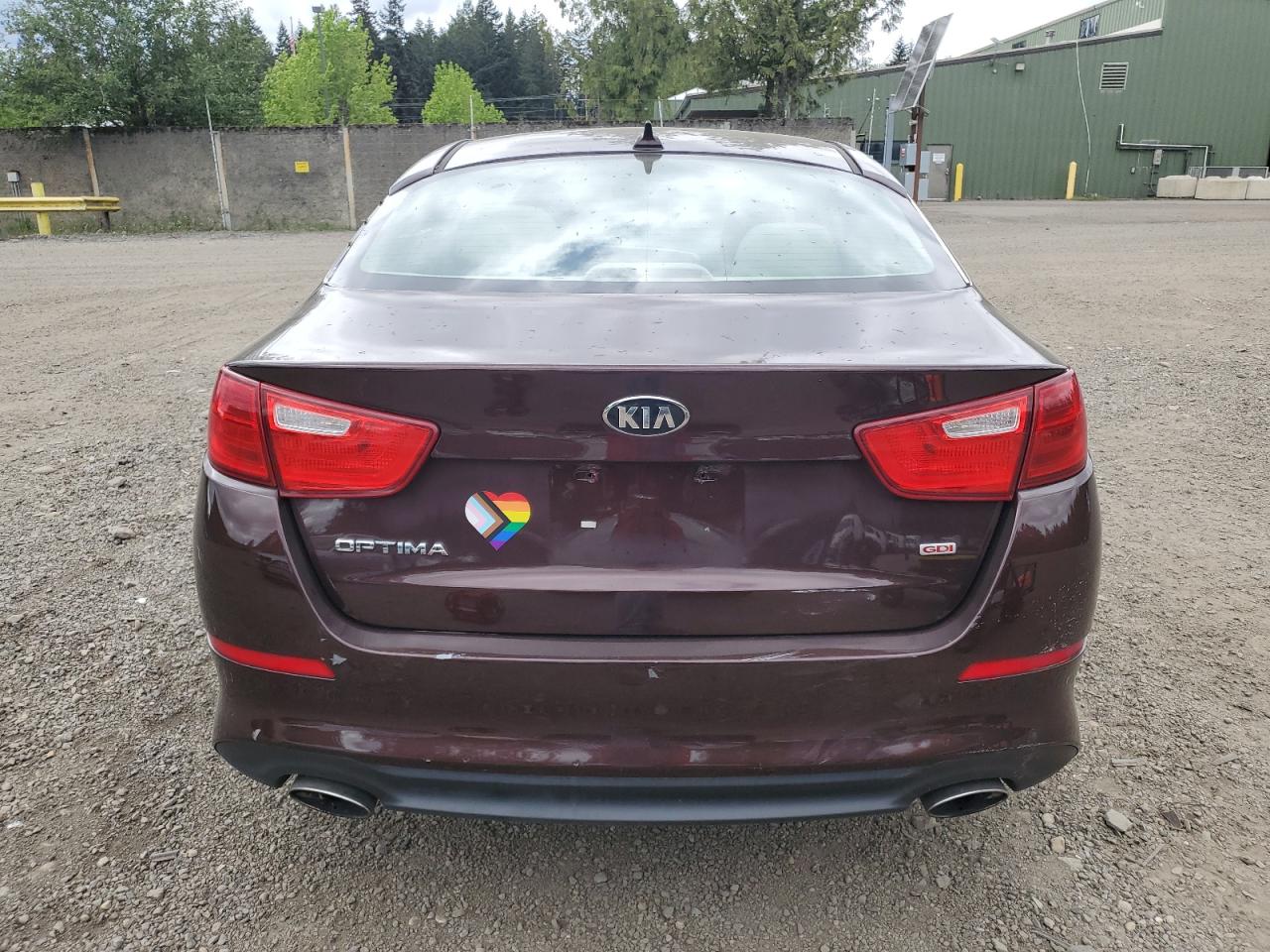 2015 Kia Optima Lx vin: 5XXGM4A76FG482339