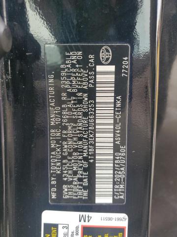 4T1BF3EK7BU663253 2011 Toyota Camry Base