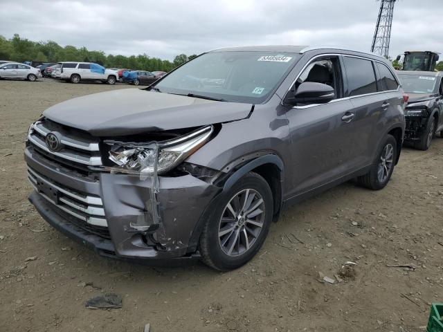 2019 Toyota Highlander Se VIN: 5TDJZRFH9KS601841 Lot: 53485034