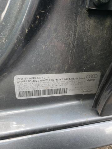 2012 Audi A4 Premium Plus VIN: WAUFFAFLXCN017232 Lot: 56417084