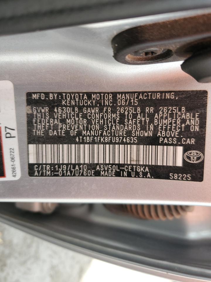 4T1BF1FK8FU974635 2015 Toyota Camry Le