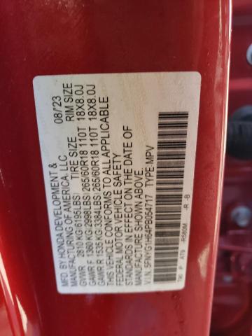 2023 HONDA PILOT TRAI 5FNYG1H64PB054717