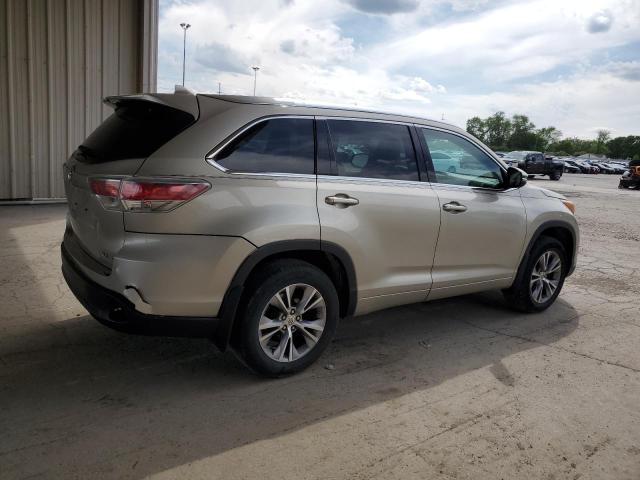 2015 Toyota Highlander Xle VIN: 5TDJKRFH4FS120650 Lot: 54132464