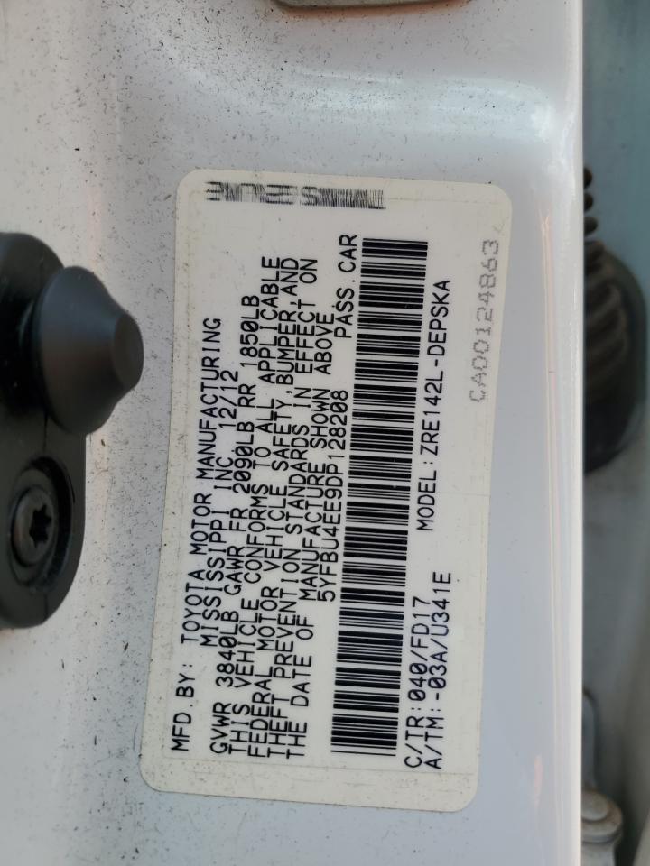 5YFBU4EE9DP128208 2013 Toyota Corolla Base