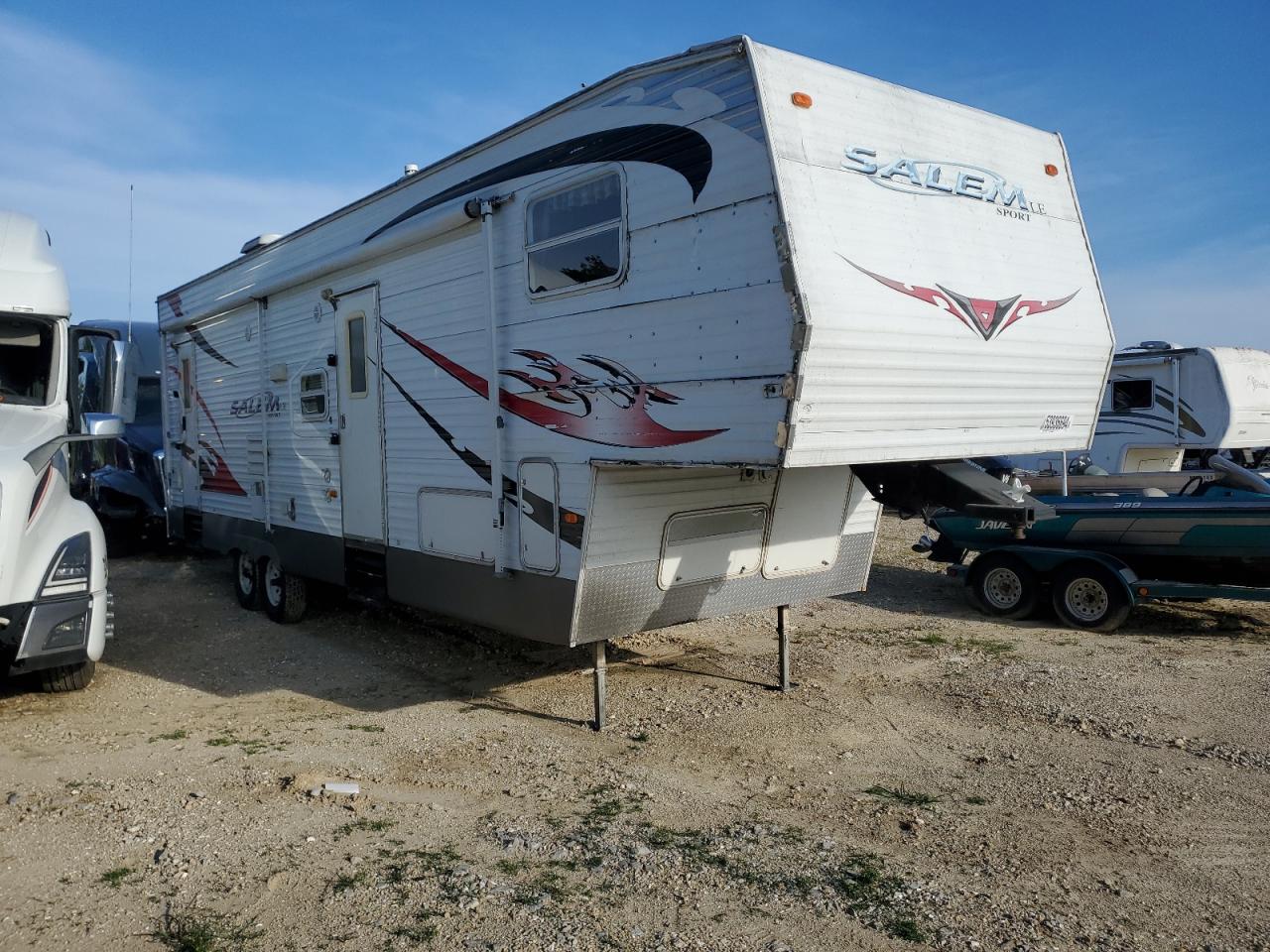 Lot #2612984979 2009 SALM TRAILER