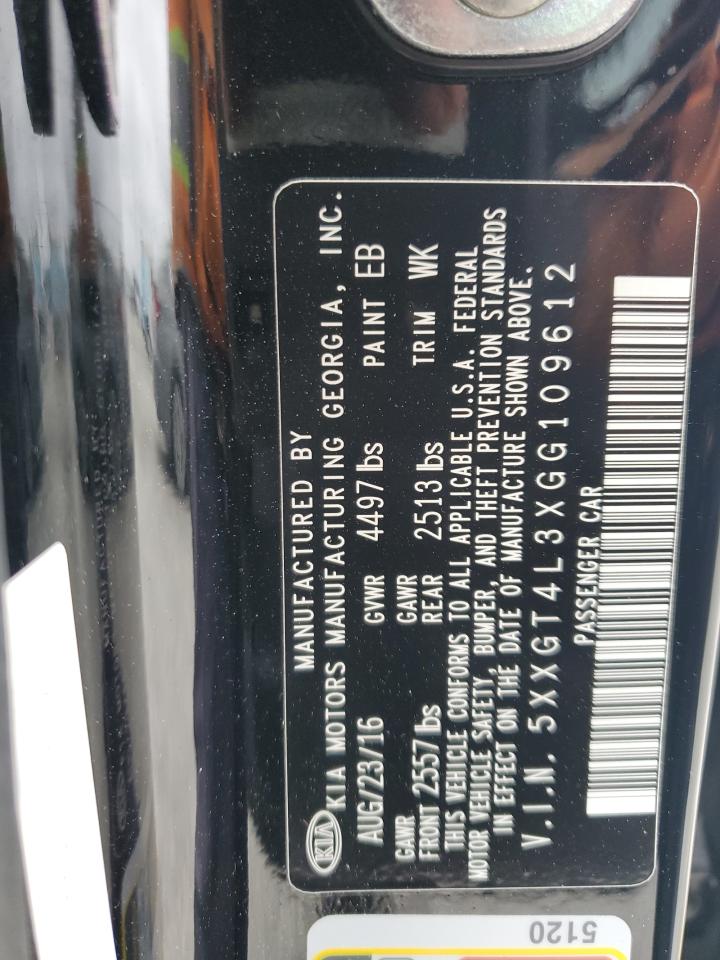 5XXGT4L3XGG109612 2016 Kia Optima Lx