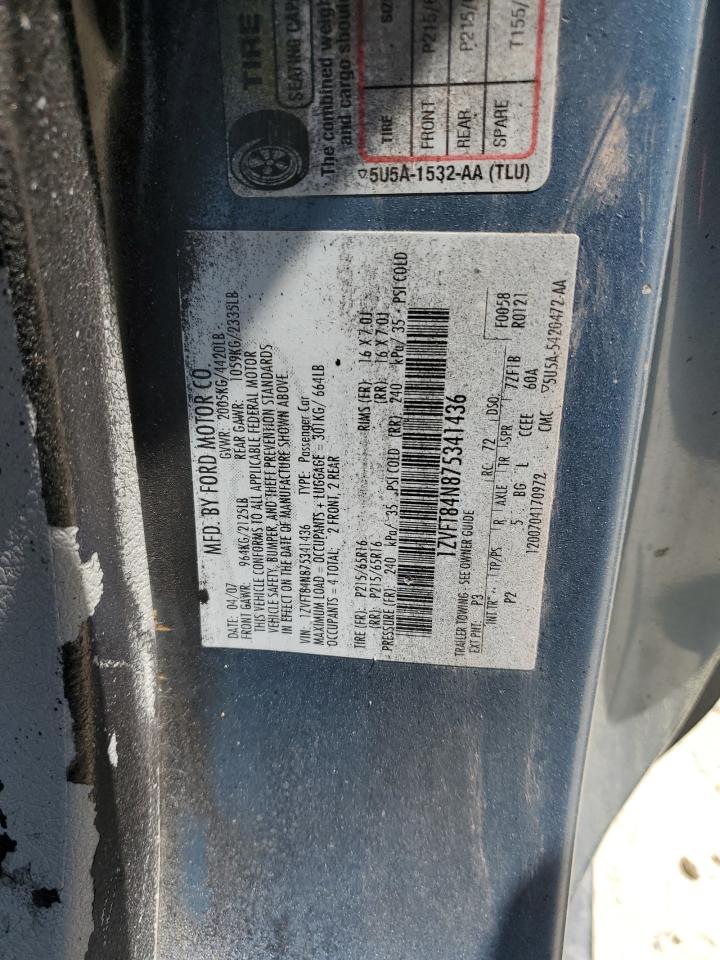 1ZVFT84N875341436 2007 Ford Mustang