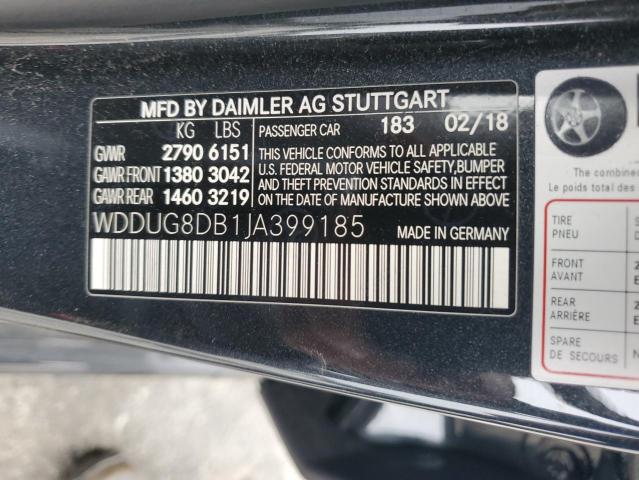 2018 Mercedes-Benz S 560 VIN: WDDUG8DB1JA399185 Lot: 53299104