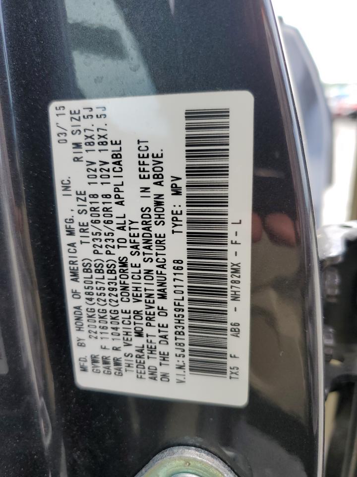 5J8TB3H59FL017168 2015 Acura Rdx Technology