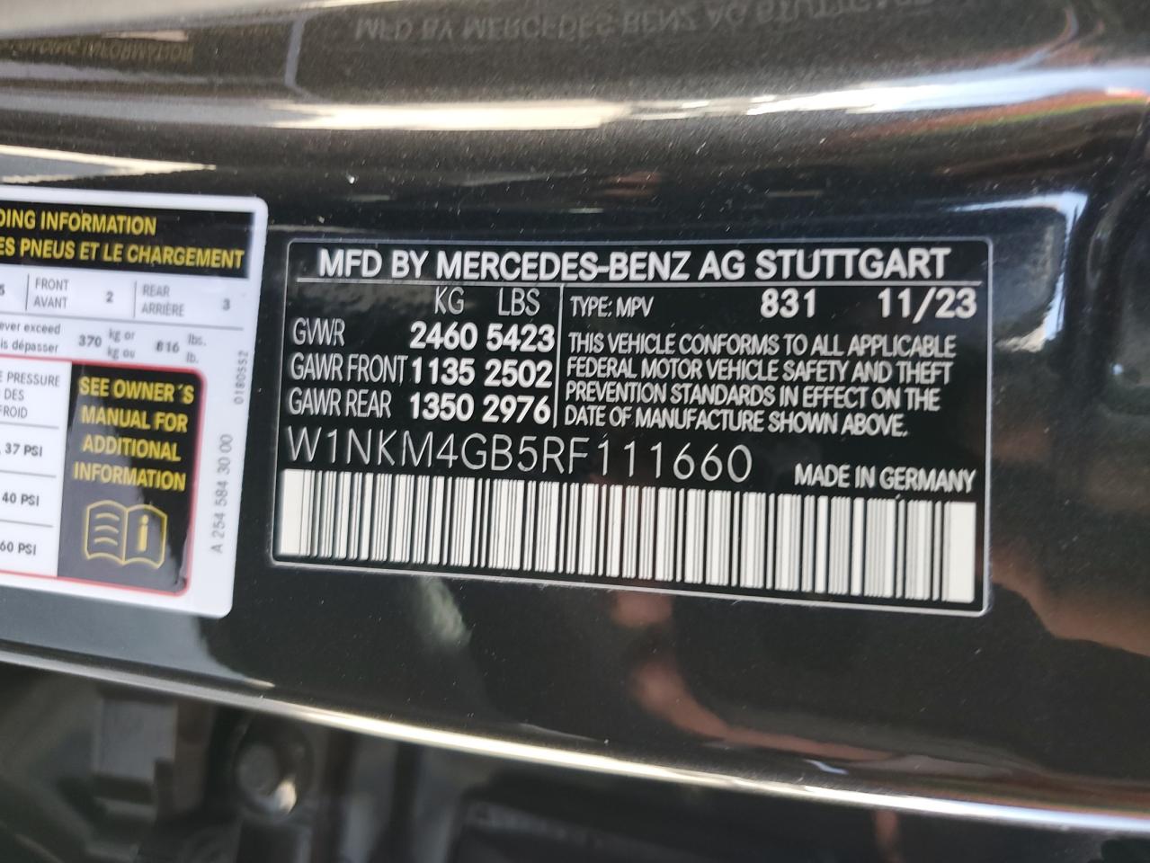 W1NKM4GB5RF111660 2024 Mercedes-Benz Glc 300