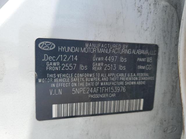 2015 Hyundai Sonata Se VIN: 5NPE24AF1FH153976 Lot: 56753284