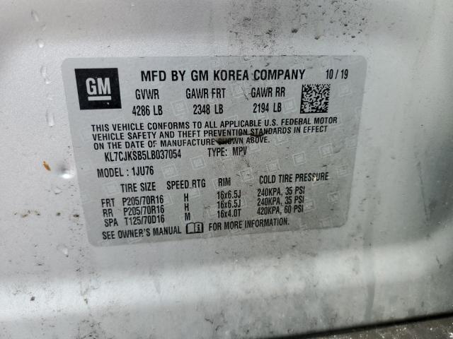 2020 CHEVROLET TRAX LS - KL7CJKSB5LB037054