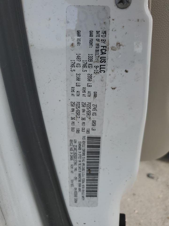 2C4RC1BG9GR157041 2016 Chrysler Town & Country Touring