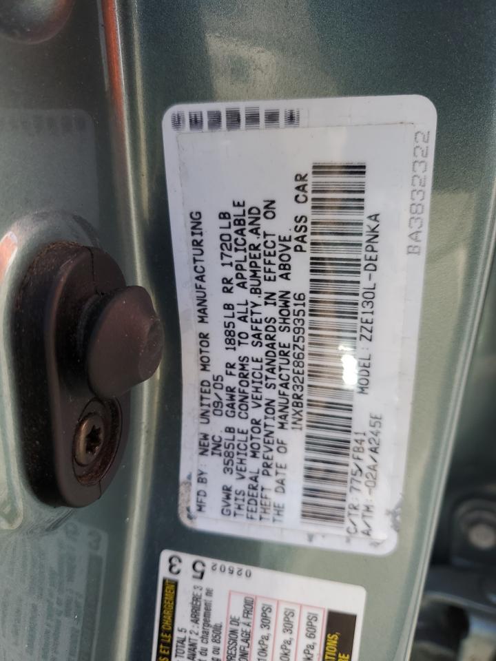 1NXBR32E86Z593516 2006 Toyota Corolla Ce