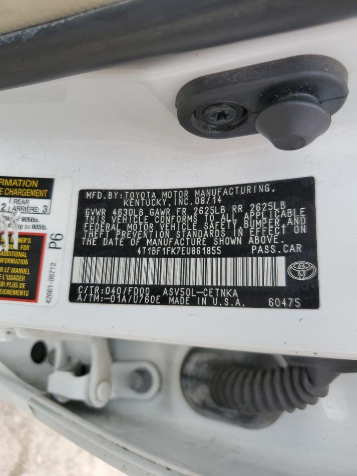 4T1BF1FK7EU861855 2014 Toyota Camry L