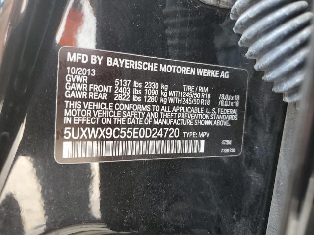 2014 BMW X3 xDrive28I VIN: 5UXWX9C55E0D24720 Lot: 54360144