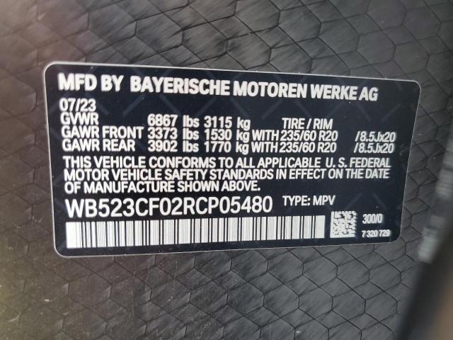 2024 BMW Ix xDrive50 VIN: WB523CF02RCP05480 Lot: 53176364