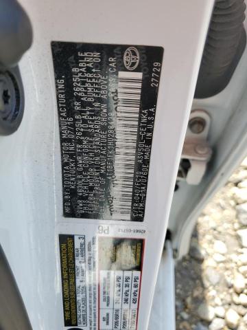 VIN 4T1BF1FK1HU288438 2017 Toyota Camry, LE no.12