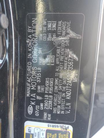 2012 Kia Soul VIN: KNDJT2A52C7356771 Lot: 54802794