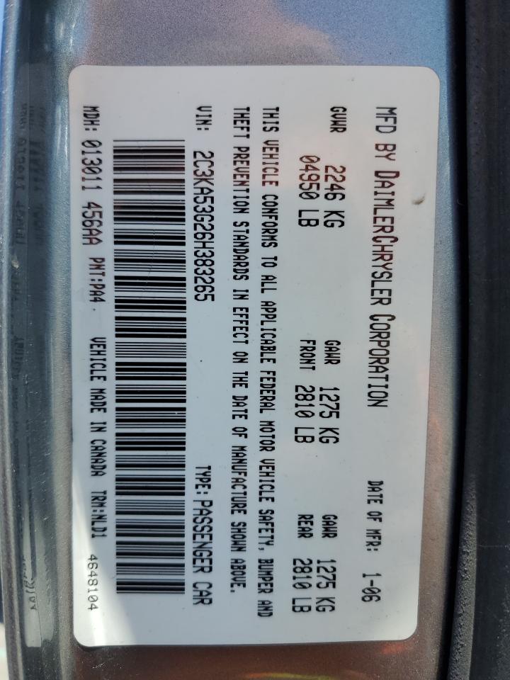 2C3KA53G26H383265 2006 Chrysler 300 Touring