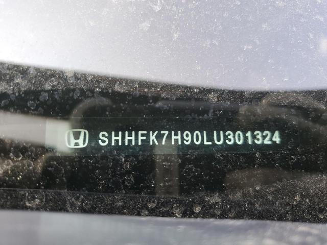 2020 Honda Civic Sport Touring VIN: SHHFK7H90LU301324 Lot: 54421384