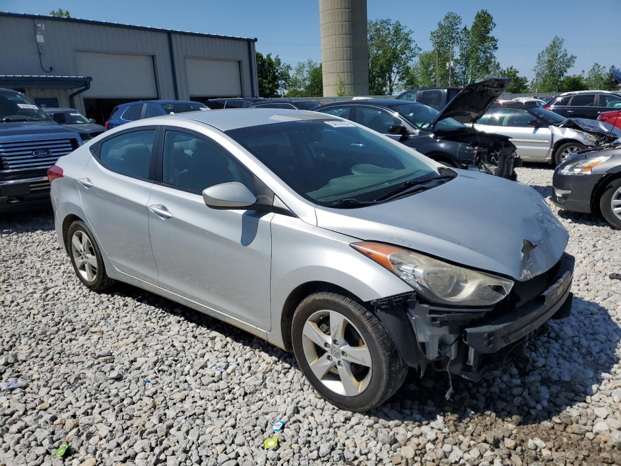 KMHDH4AE3CU207874 2012 Hyundai Elantra Gls