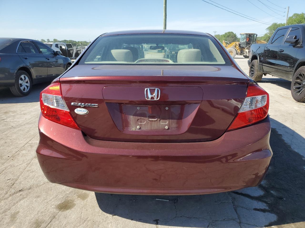 19XFB2F5XCE052590 2012 Honda Civic Lx