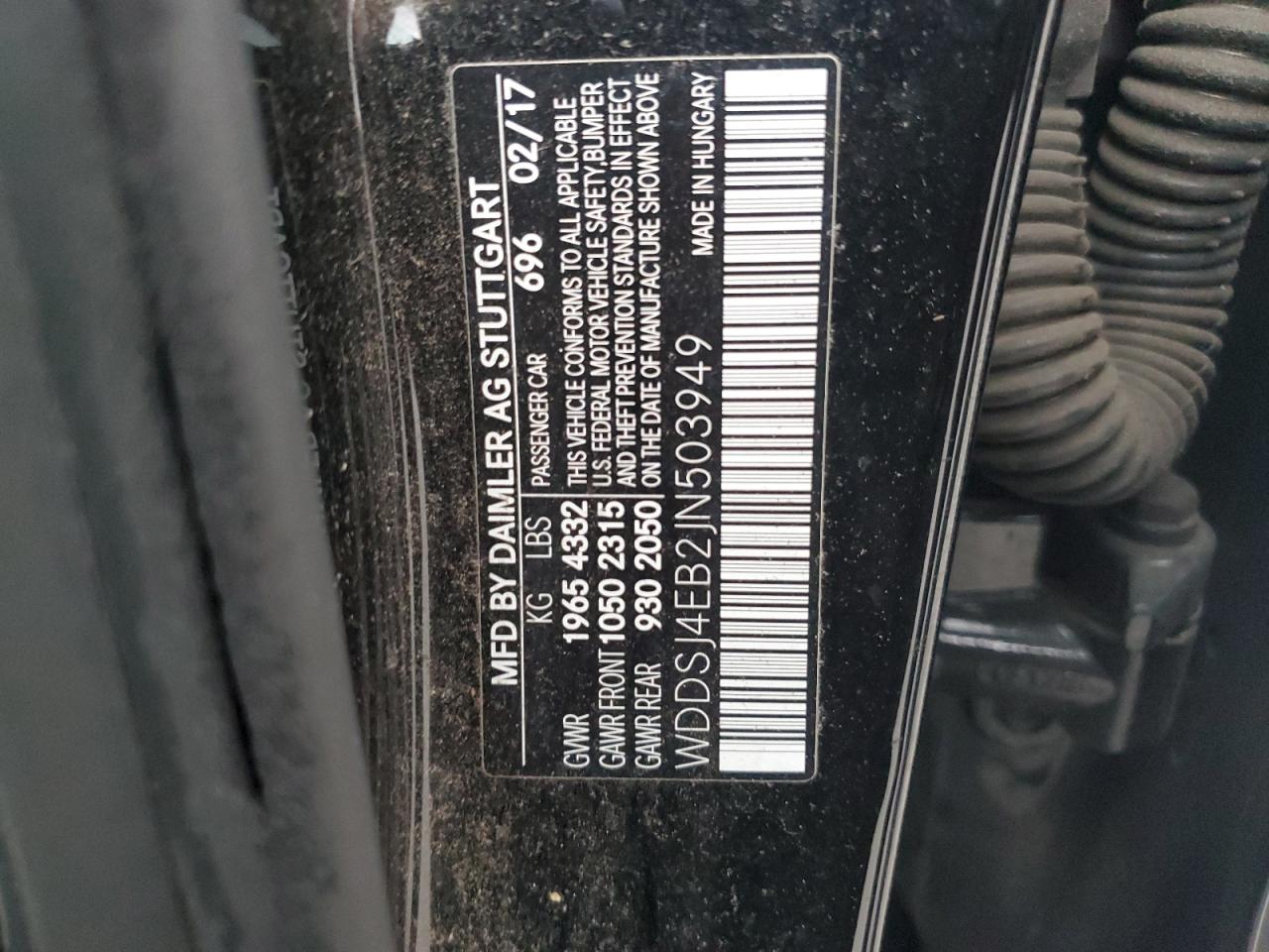 WDDSJ4EB2JN503949 2018 Mercedes-Benz Cla 250