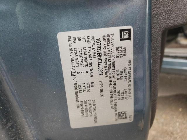 2012 GMC Sierra K1500 Sle VIN: 1GTR2VE01CZ299862 Lot: 57099054