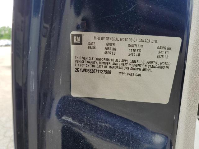 2007 Buick Lacrosse Cxl VIN: 2G4WD582671127900 Lot: 55597504