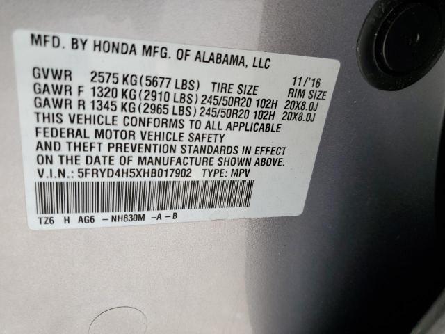 2017 Acura Mdx Technology VIN: 5FRYD4H5XHB017902 Lot: 56056094