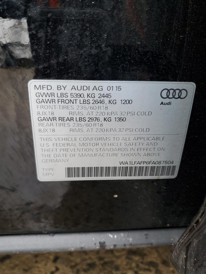 WA1LFAFP6FA087504 2015 Audi Q5 Premium Plus