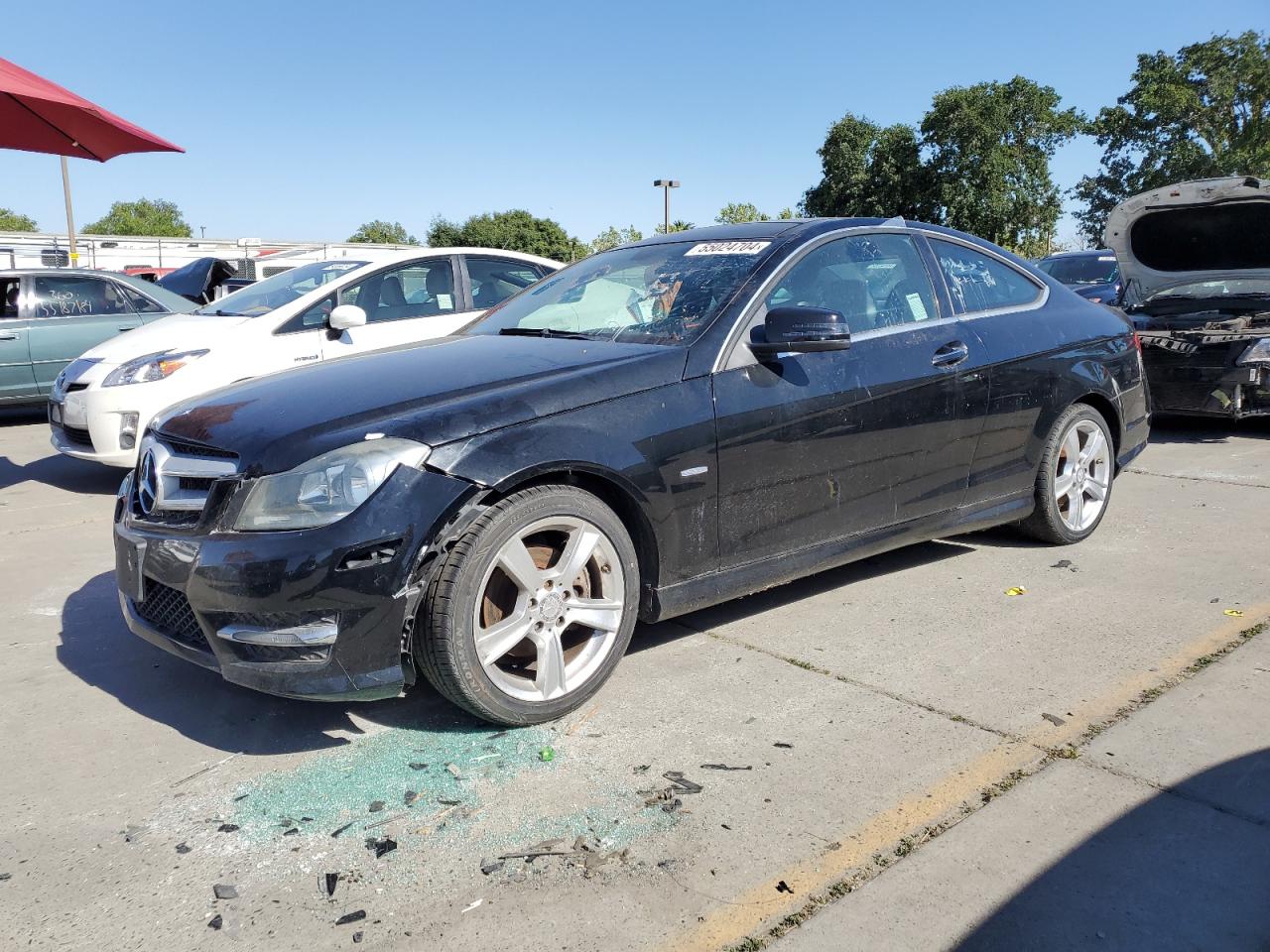 Lot #2553660539 2012 MERCEDES-BENZ C 250