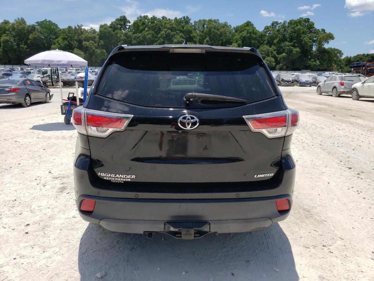 5TDYKRFH2ES008796 2014 Toyota Highlander Limited