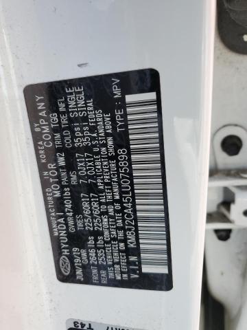 2020 Hyundai Tucson Se VIN: KM8J2CA45LU075898 Lot: 53680134