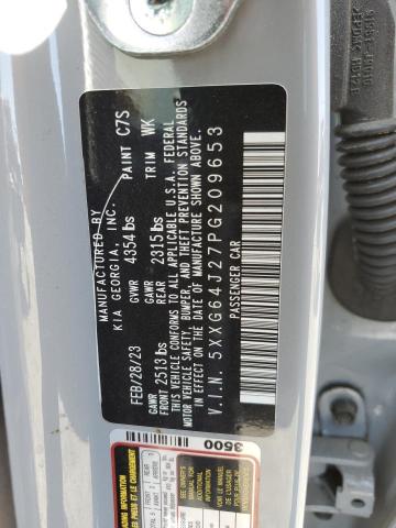 2023 Kia K5 Gt Line VIN: 5XXG64J27PG209653 Lot: 57223714