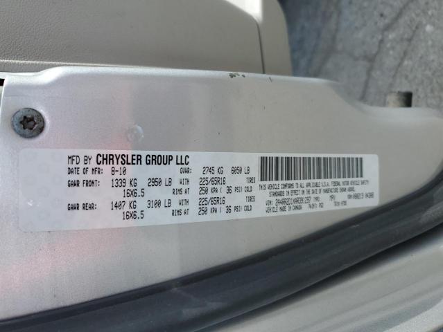 2010 Chrysler Town & Country Lx VIN: 2A4RR2D1XAR391297 Lot: 53381594